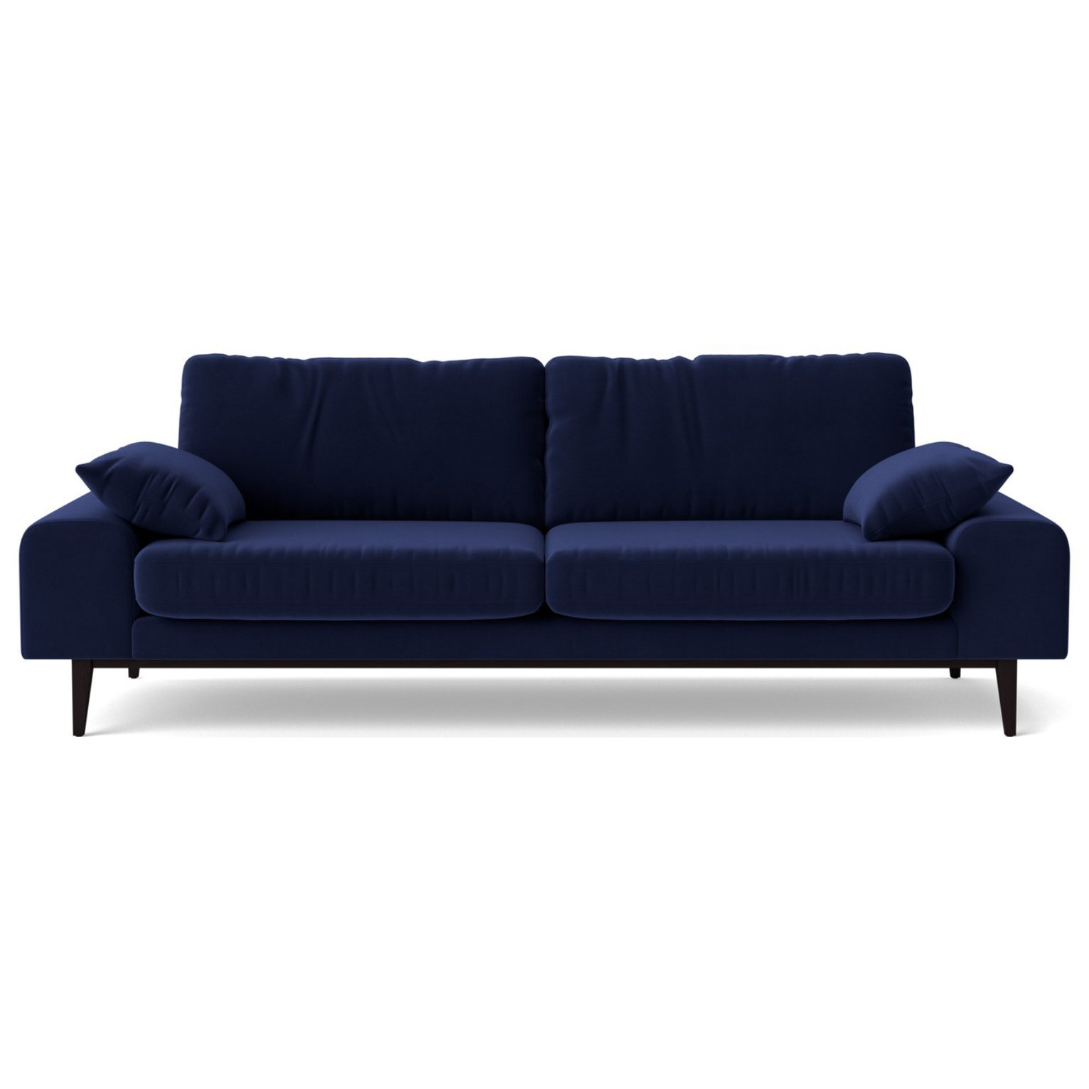Swoon Tulum Velvet 3 Seater Sofa Ink Blue by Argos