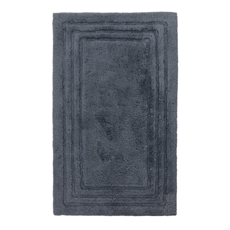 Habitat Cotton Deep Pile Tufted Bath Mat Rustic Blue by Argos