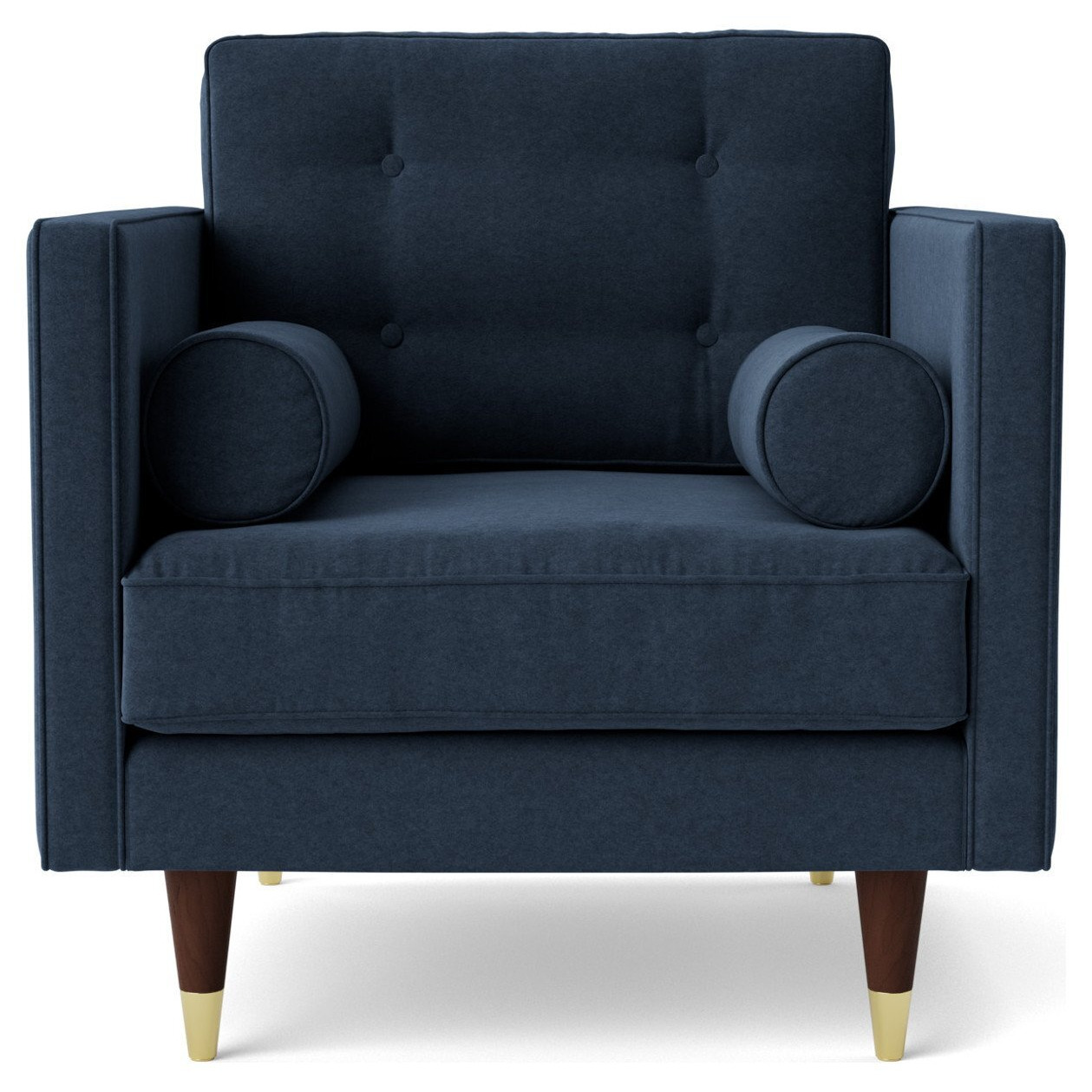 Swoon Porto Fabric Armchair Indigo Blue by Argos