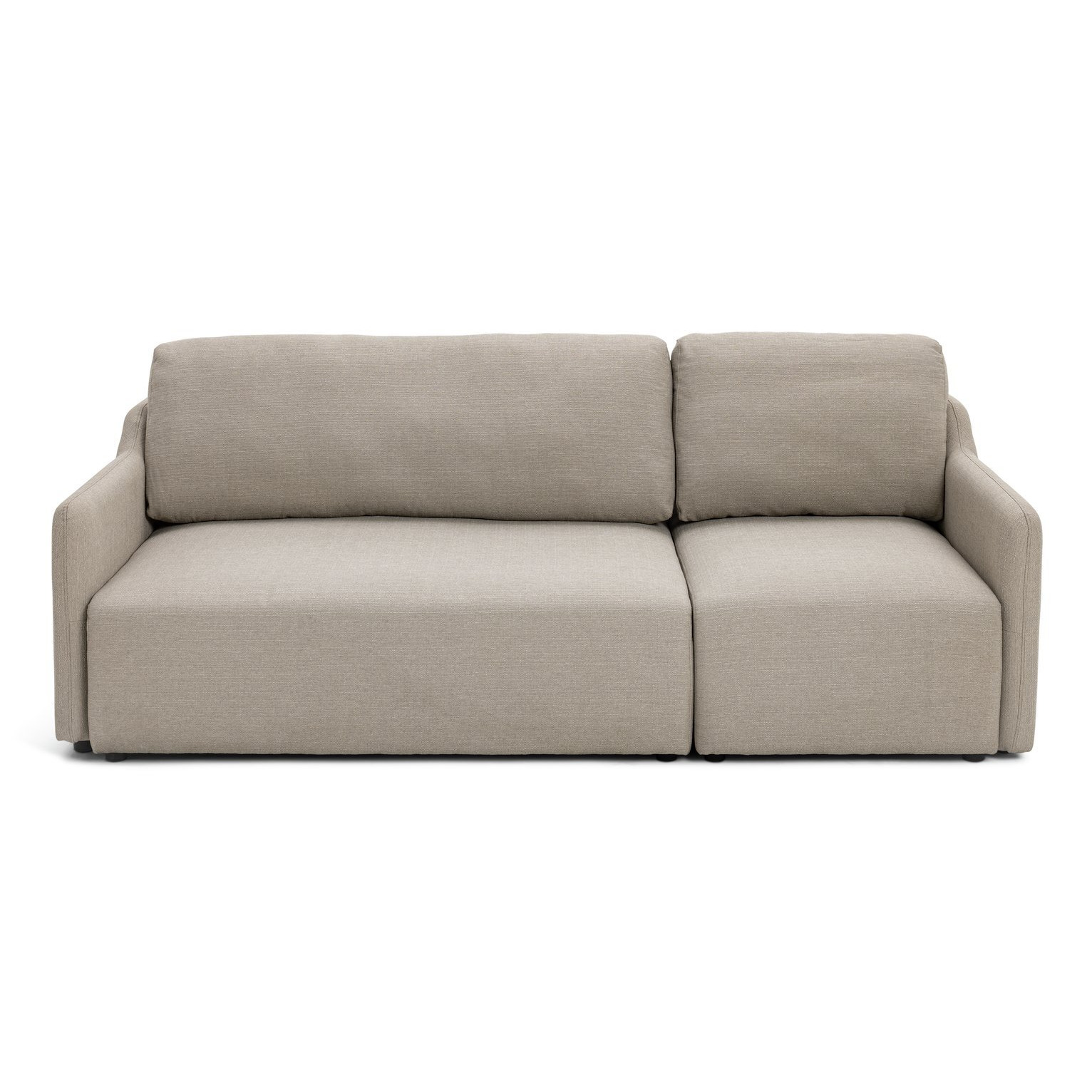 Habitat Stanley Fabric 3 Seater Sofa Bed Natural by Argos