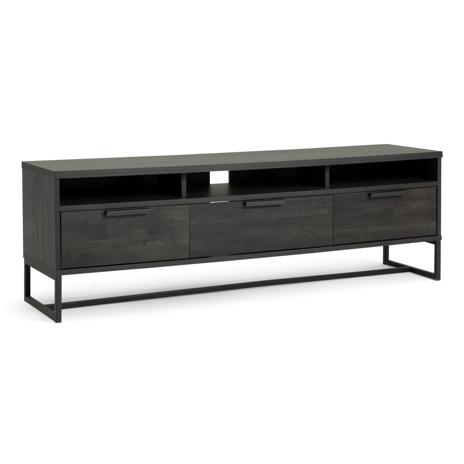 Habitat Nomad 3 Drawer TV Unit Black by Argos
