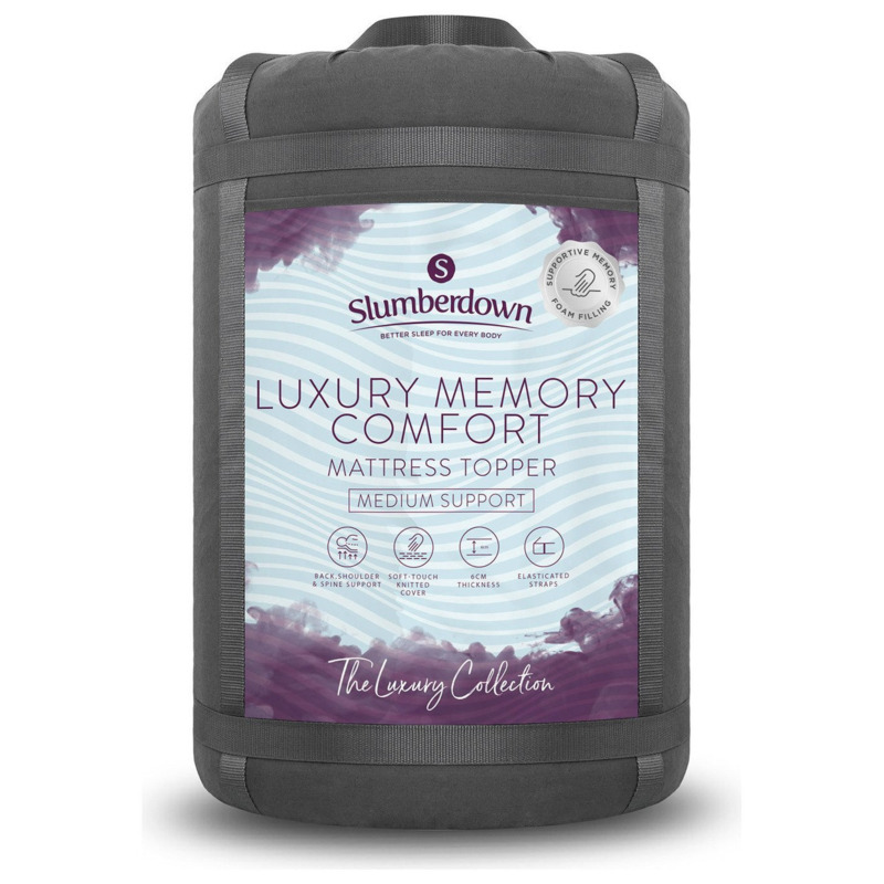 Slumberdown Luxury Memory Comfort Mattress Topper Double by Argos