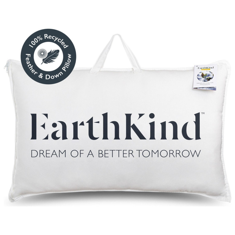 EarthKind Luxury Feather & Down Medium Pillow by Argos