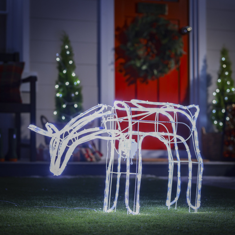 Argos Home Animated Nodding Reindeer Christmas Decoration by Argos