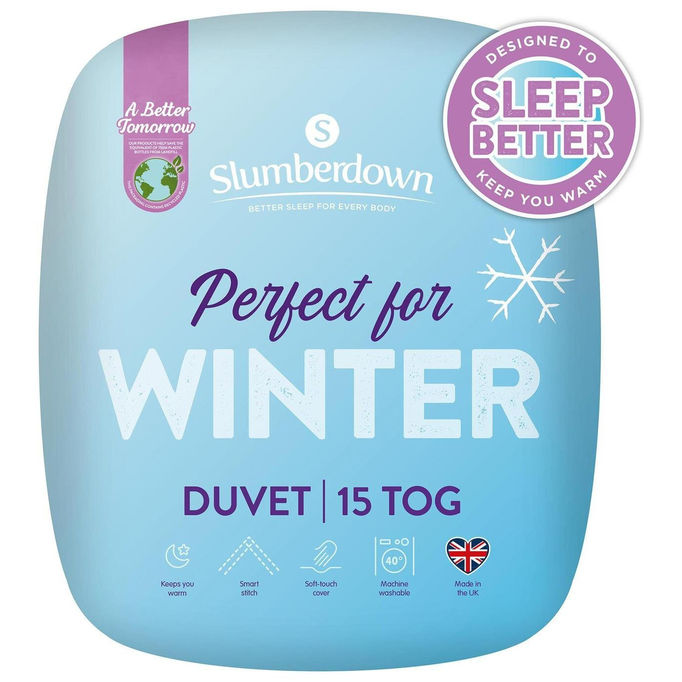Slumberdown Winter Non Allergic 15 Tog Duvet Kingsize by Argos