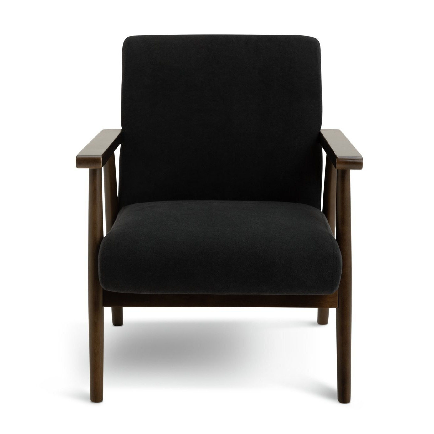 Argos Home Watson Self Assembly Wood Accent Chair Dark Grey by Argos