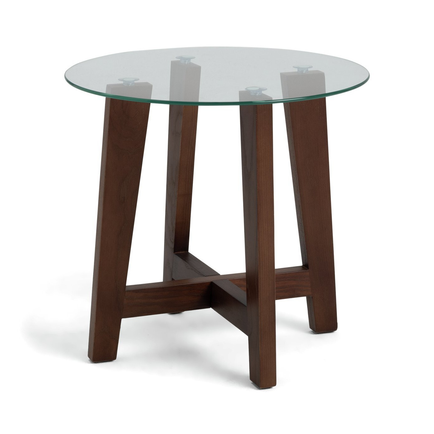 Habitat Zela Side Table - Walnut by Argos | ufurnish.com