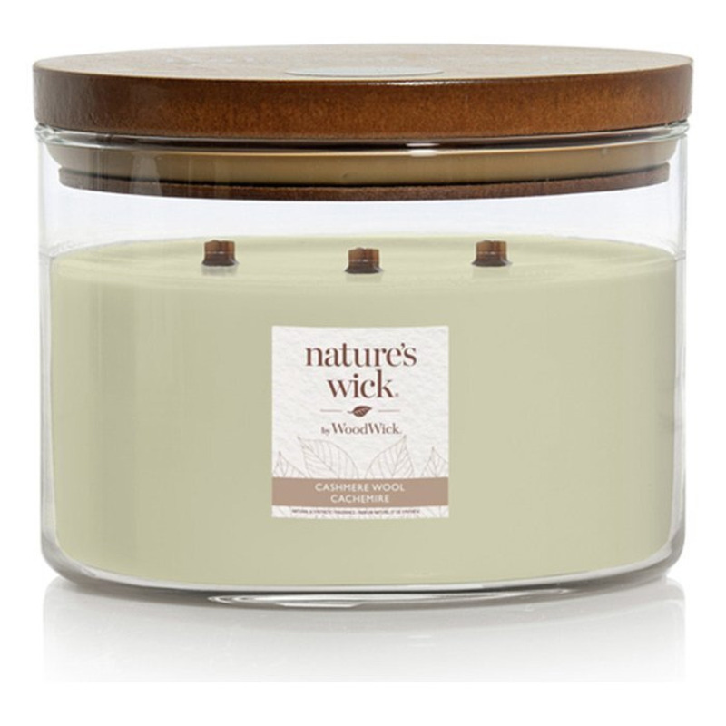 Natures Wick Large Multi Wick Candle Cashmere Wool by Argos