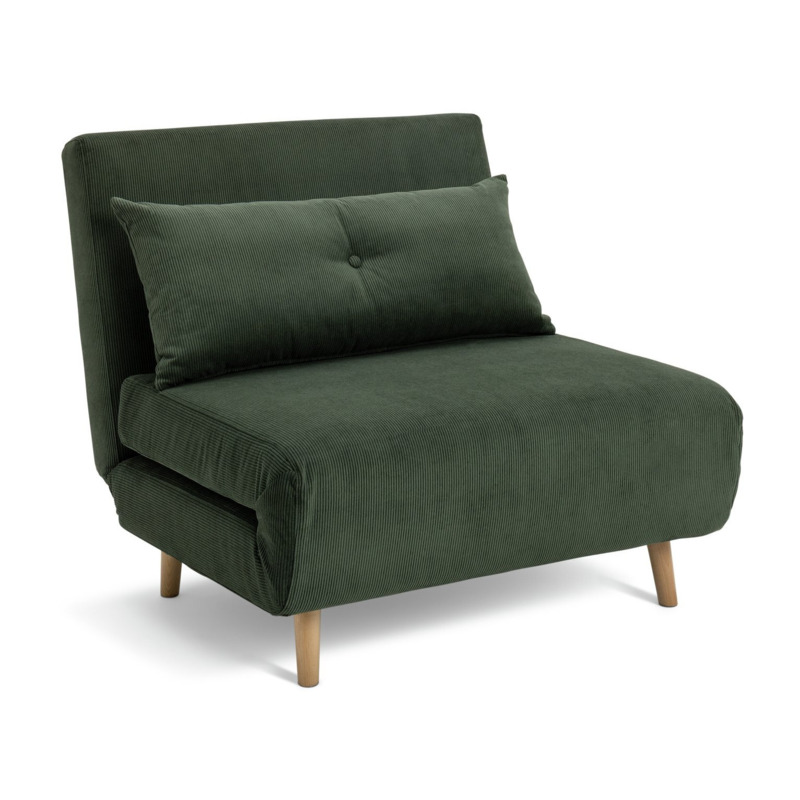 Habitat Roma Single Fabric Chairbed Green by Argos