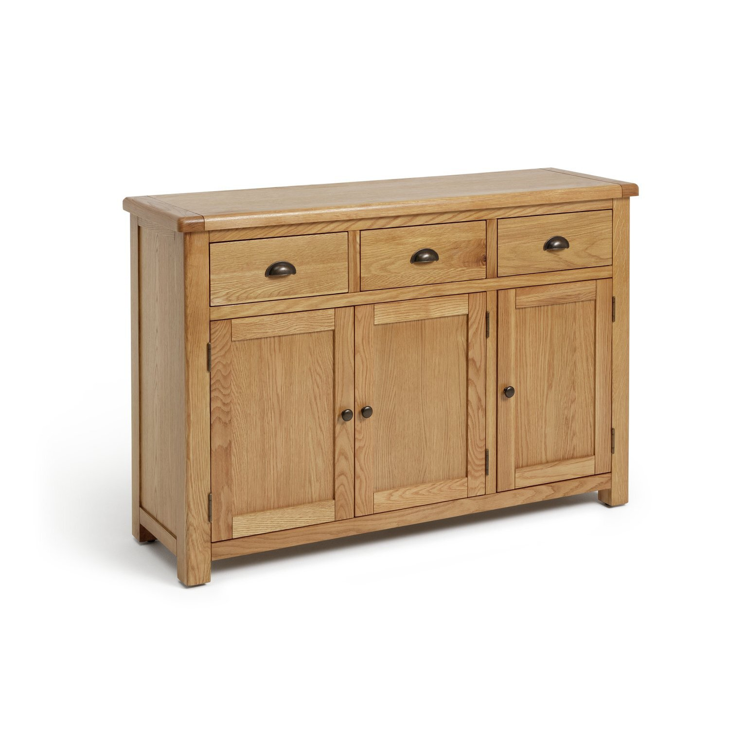 Habitat Kent 3 Door 3 Drawer Sideboard Oak by Argos