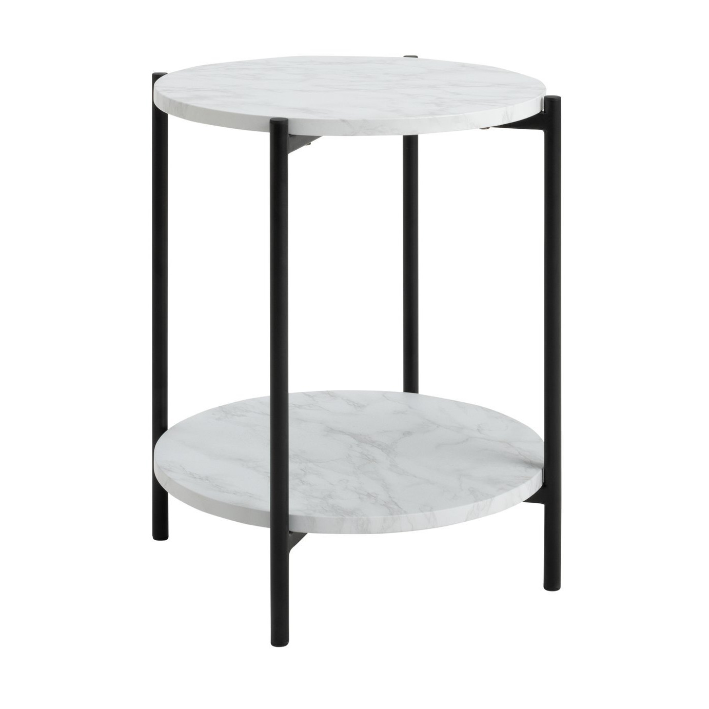 Argos Home Jules Side Table Black & White by Argos