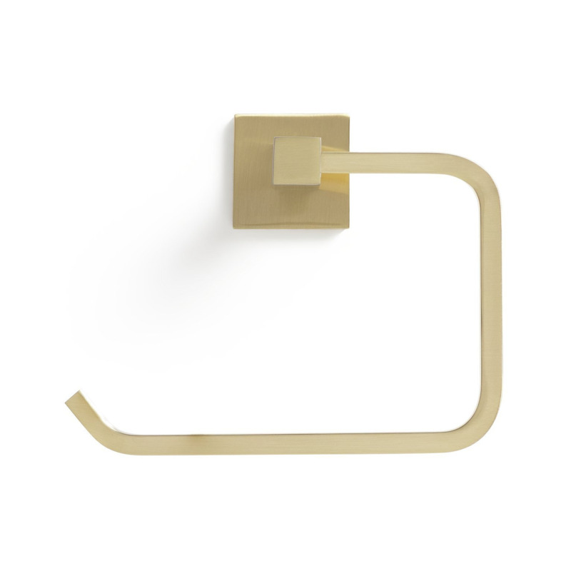 Habitat Toilet Roll Holder Brushed Gold by Argos
