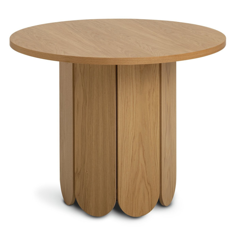 Habitat Flora Wood Veneer 24 Seater Dining Table Oak by Argos