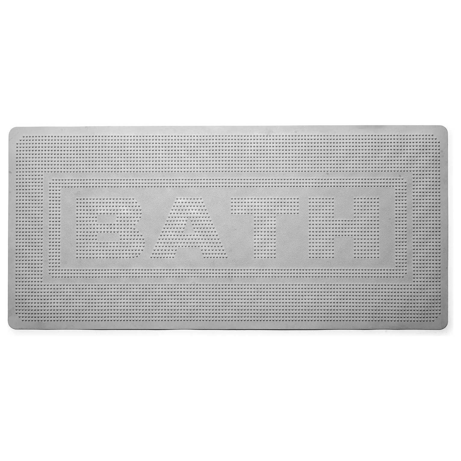 Croydex Rubber Bath Mat Grey by Argos
