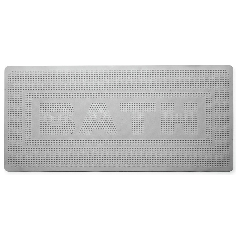 Croydex Rubber Bath Mat Grey by Argos