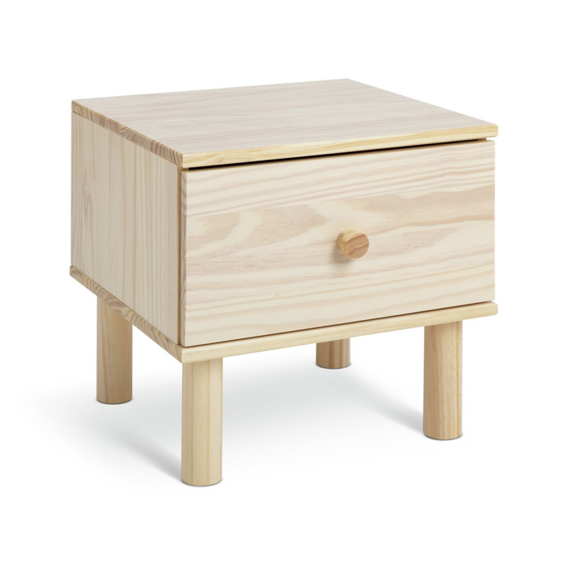 Habitat Akio 1 Drawer Bedside Table Pine by Argos