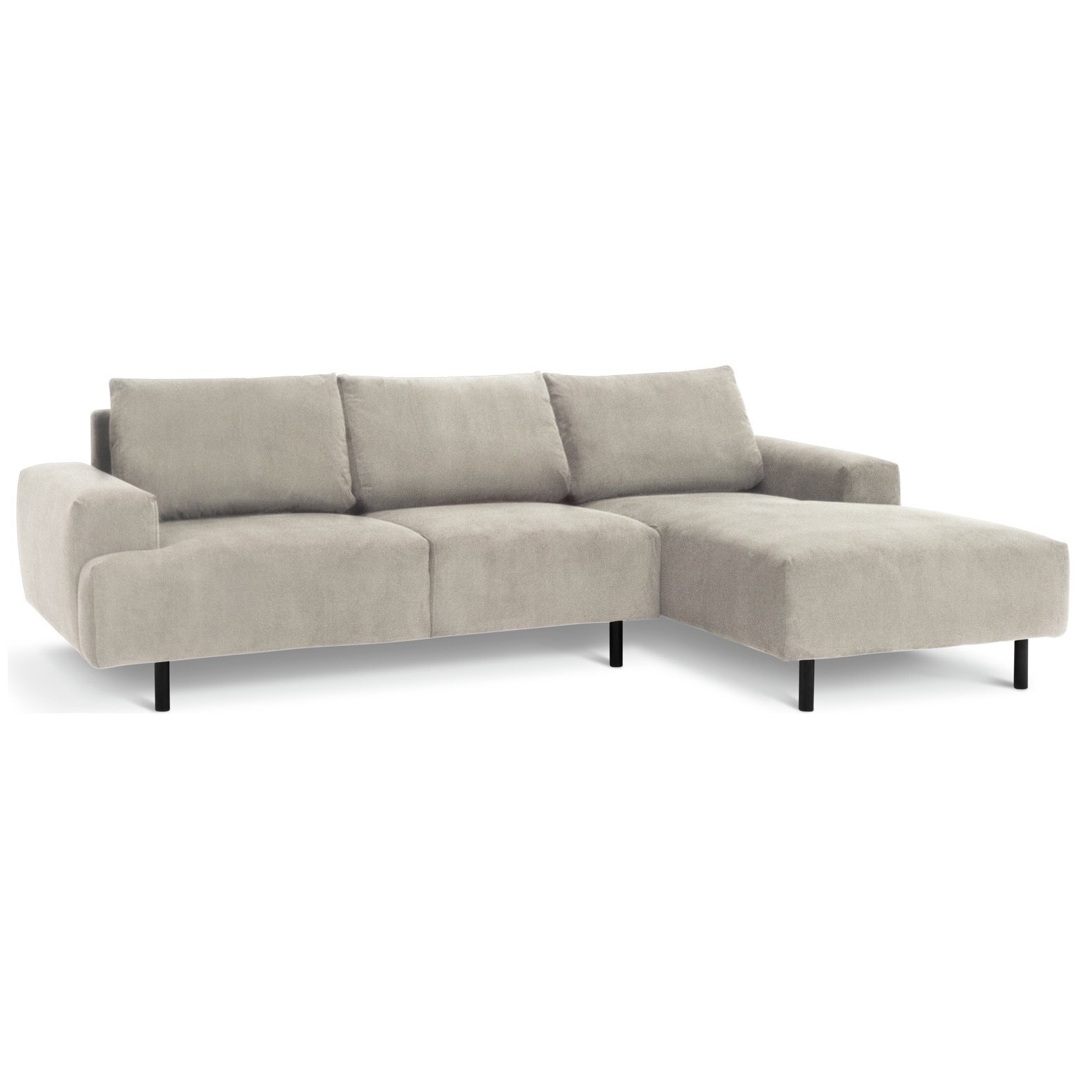 Habitat Julien Right Hand Corner Chaise Sofa Parchment by Argos
