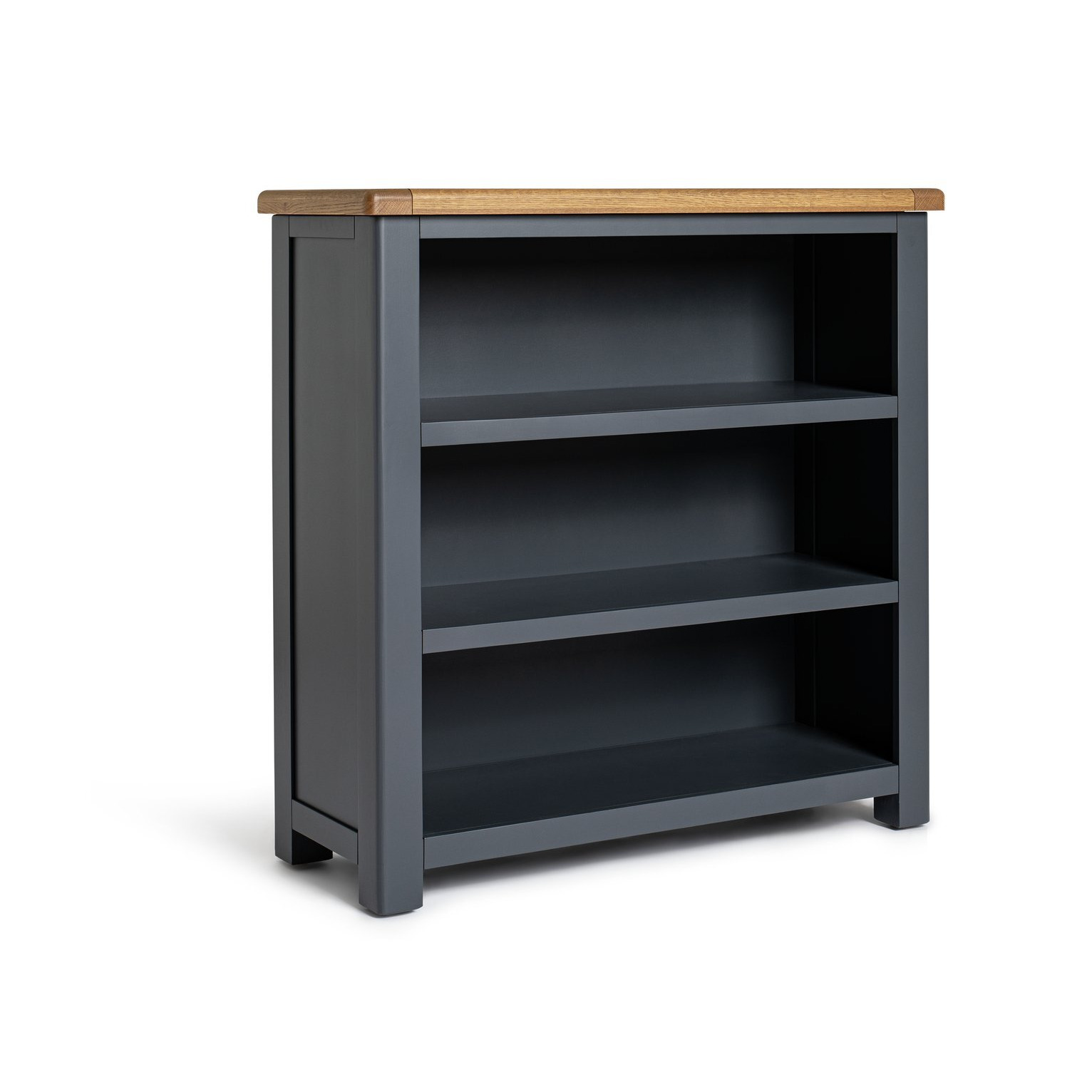 Habitat Kent Short Bookcase Grey by Argos
