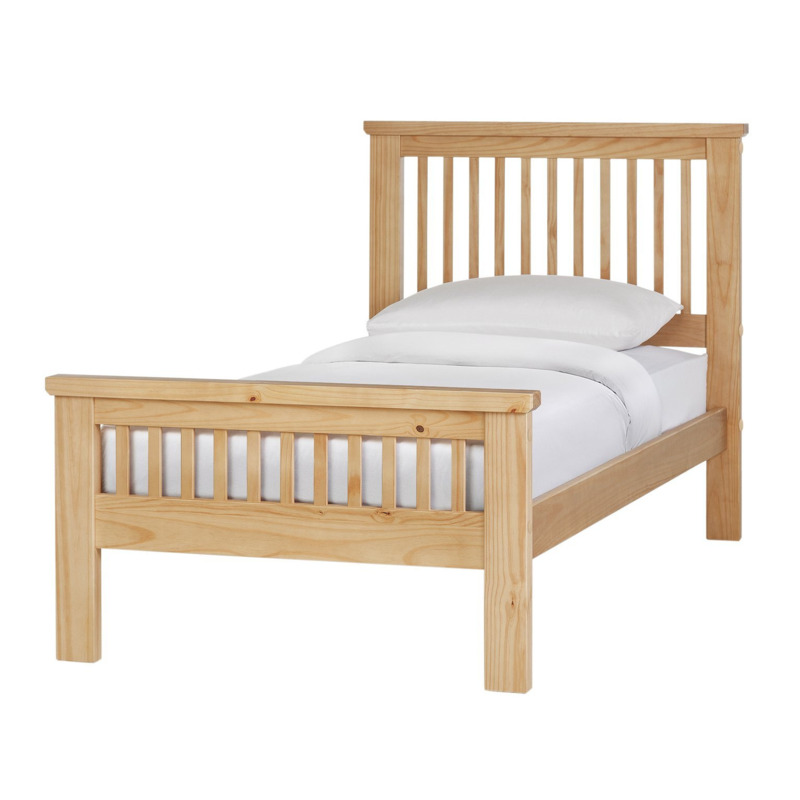 Argos Home Aubrey Single Wooden Bed Frame Oak Stain by Argos