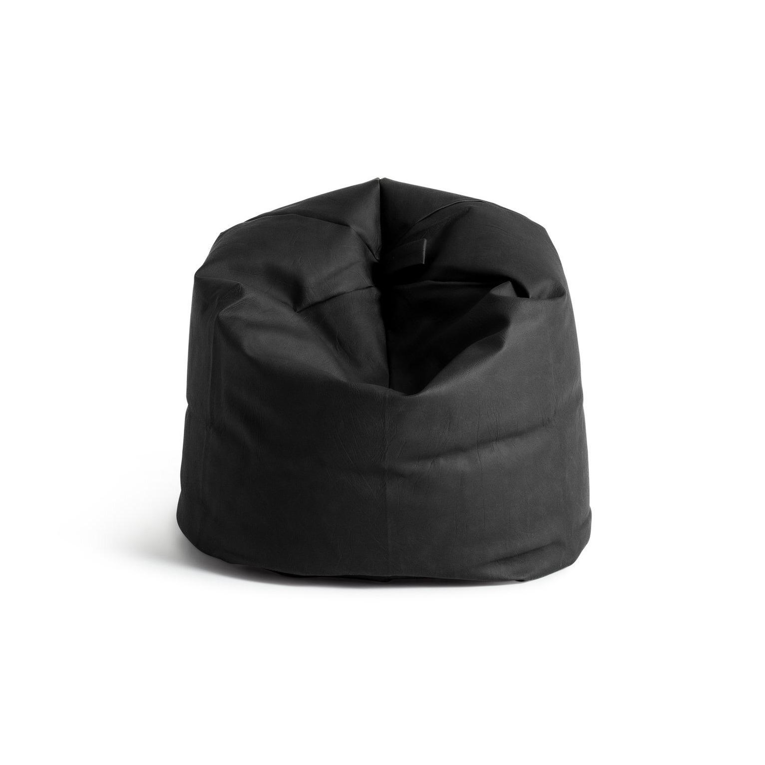 Kaikoo Faux Leather Bean Bag Black by Argos