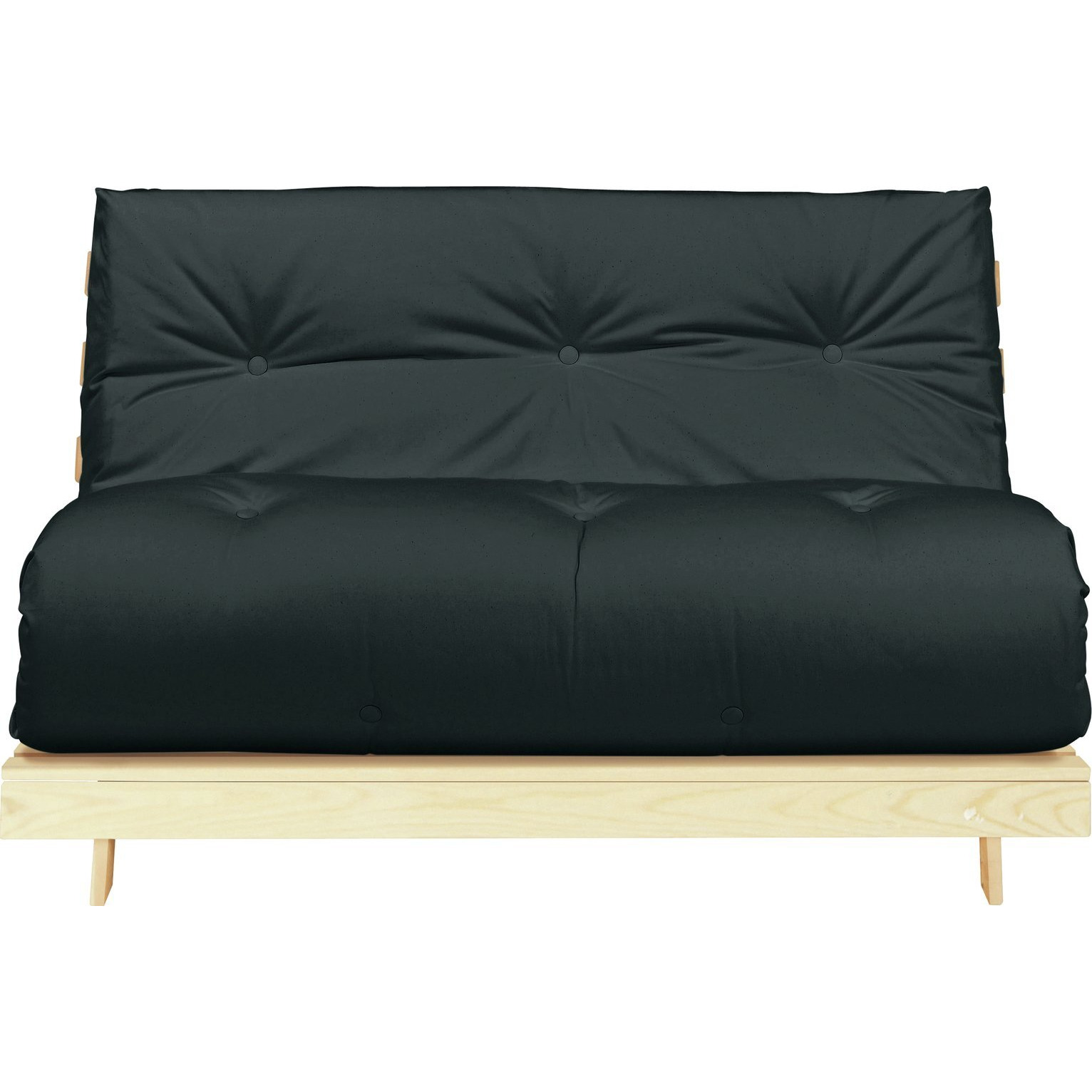 Kyoto Tosa 2 Seater Futon Sofa Bed Black by Argos