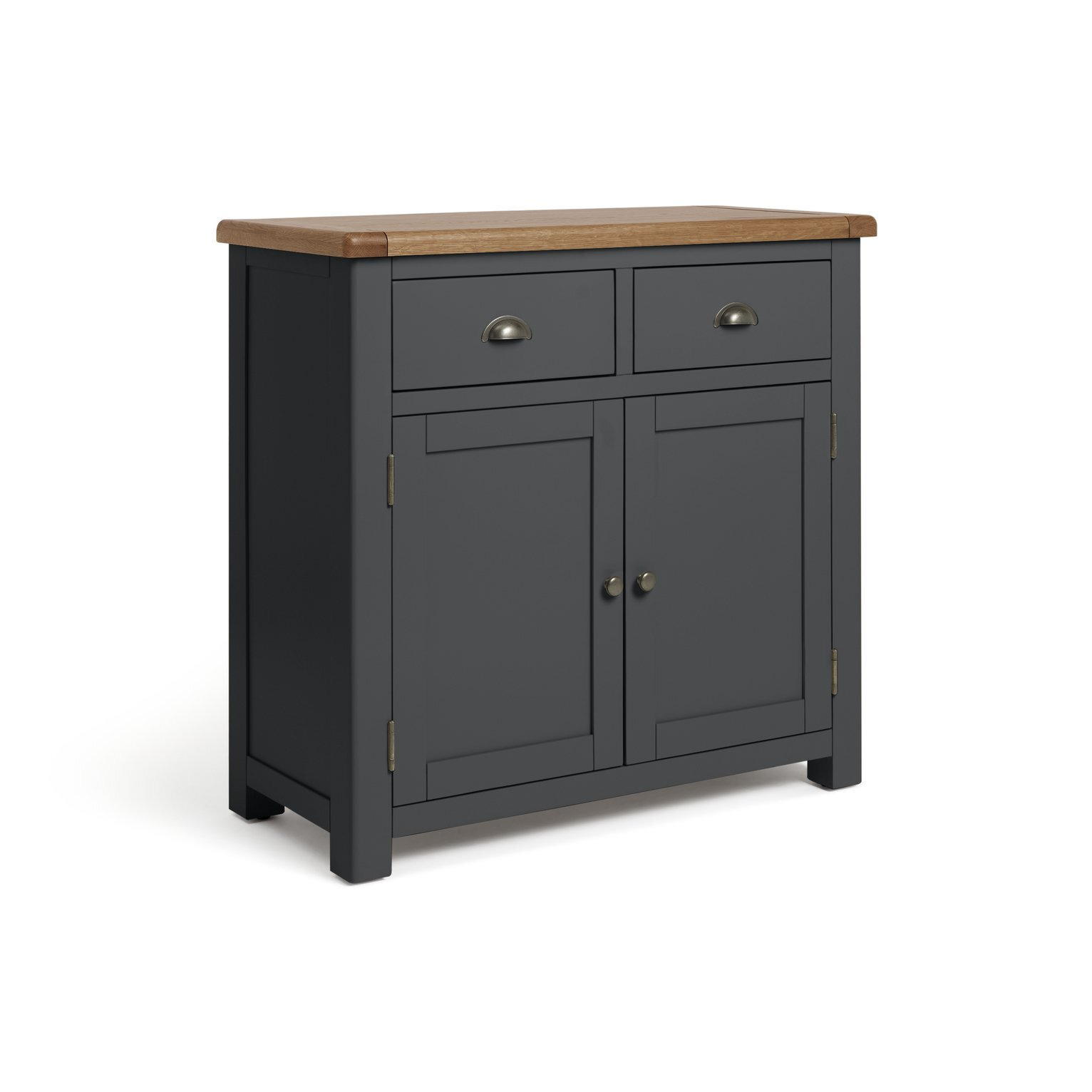 Habitat Kent 2 Door 2 Drawer Sideboard Grey & Oak by Argos