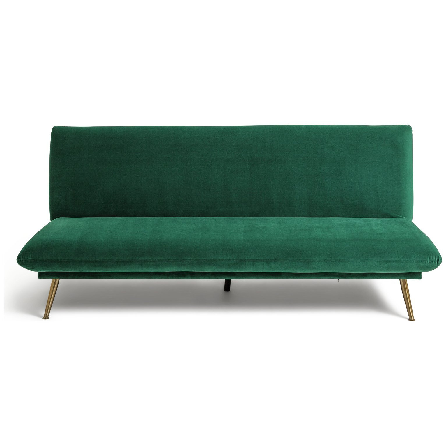 Habitat Matteo Velvet 2 Seater Sofa Bed Green by Argos