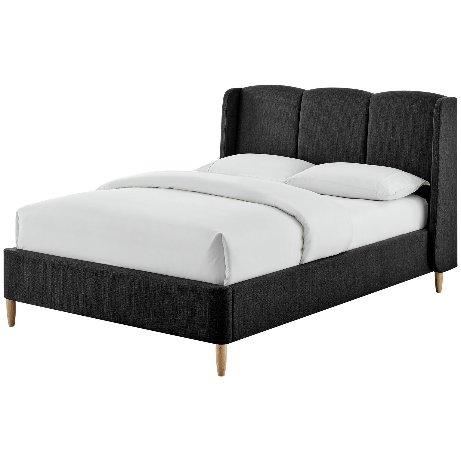 Habitat Walsh Kingsize Bed Frame Charcoal by Argos