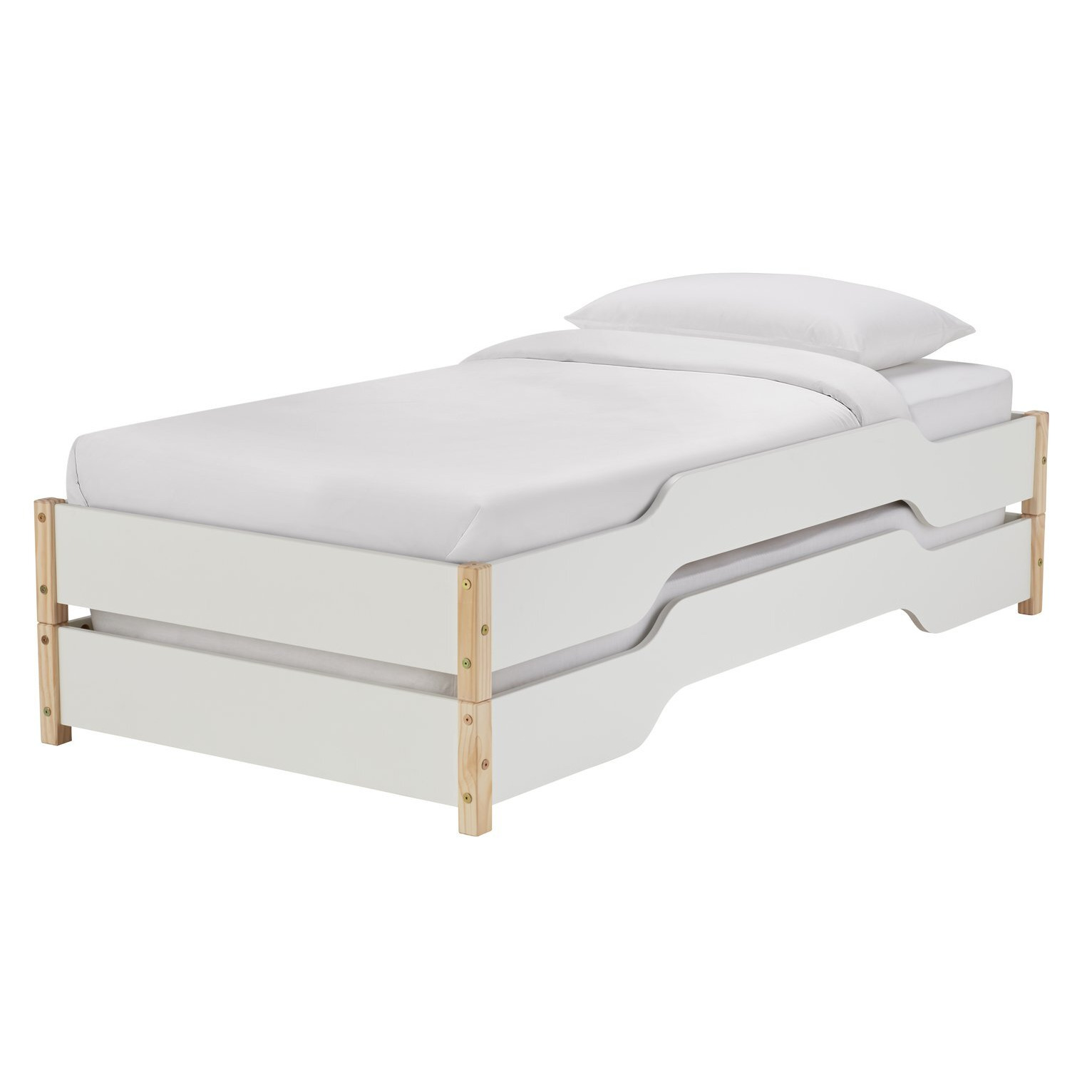 Habitat Hanna Stacking Guest Bed Single by Argos