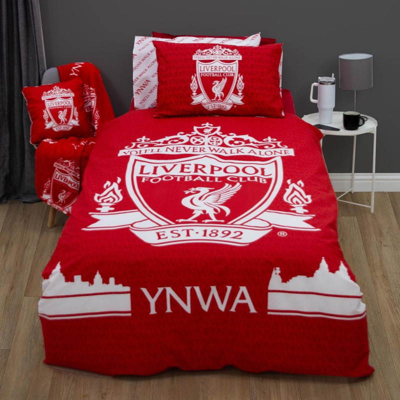 Liverpool FC Football Kids Bedding Set Single by Argos
