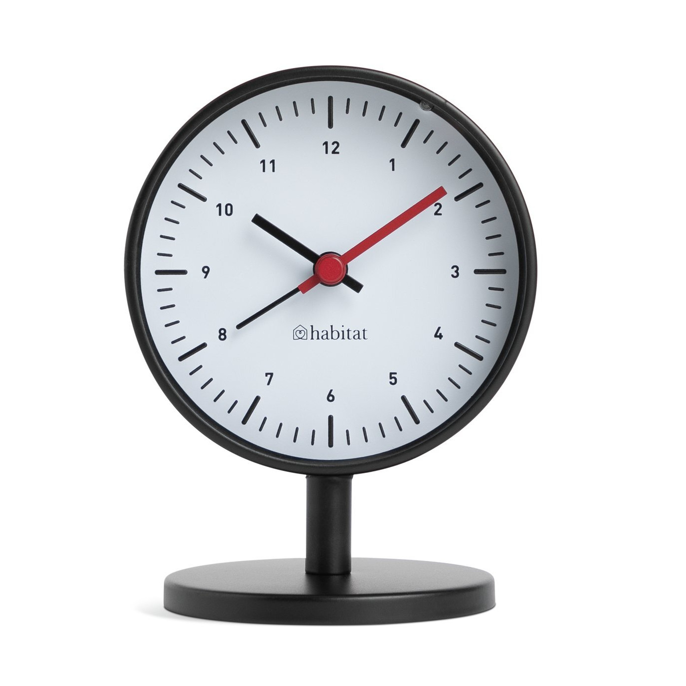 Habitat Analogue Alarm Clock Black & White by Argos