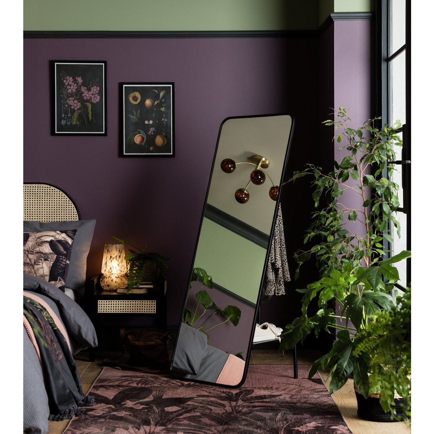 Habitat Rectangular Cheval Mirror with Stand by Argos