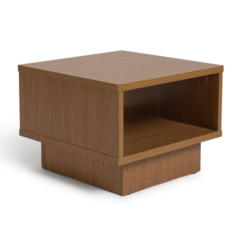 Habitat Cubes 1 Shelf End Table Oak Effect by Argos