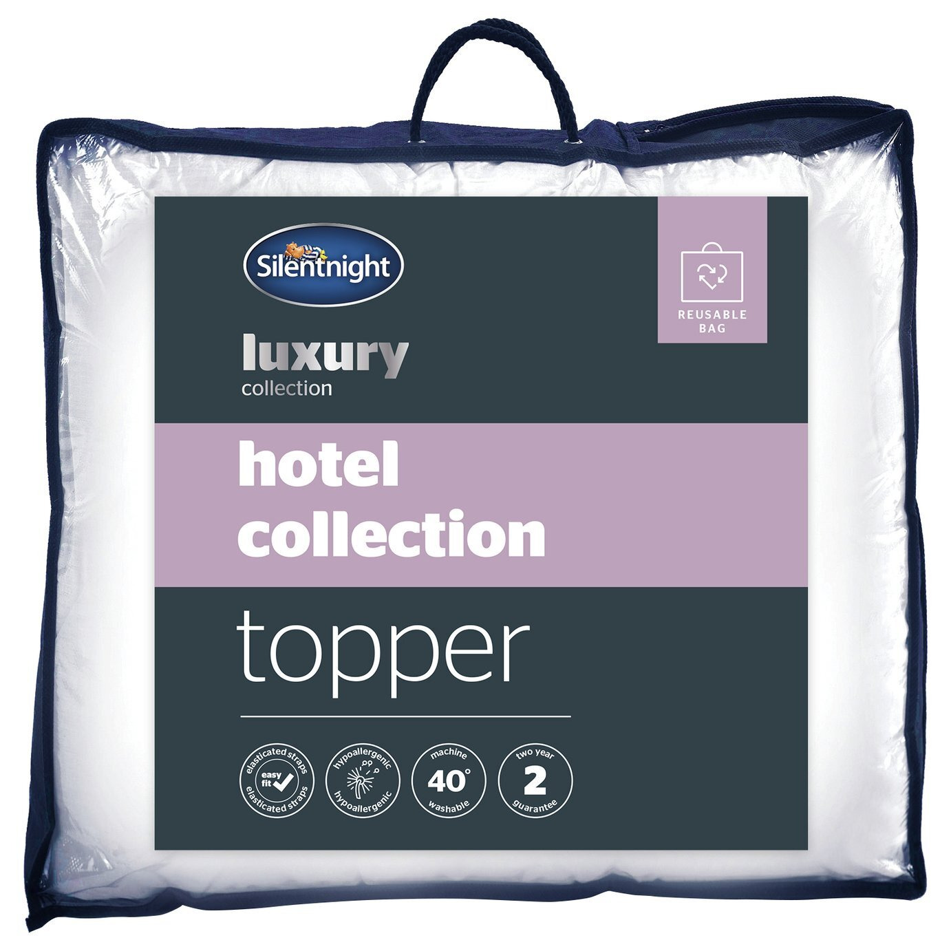 Silentnight Luxury Hotel Collection Mattress Topper Single by Argos