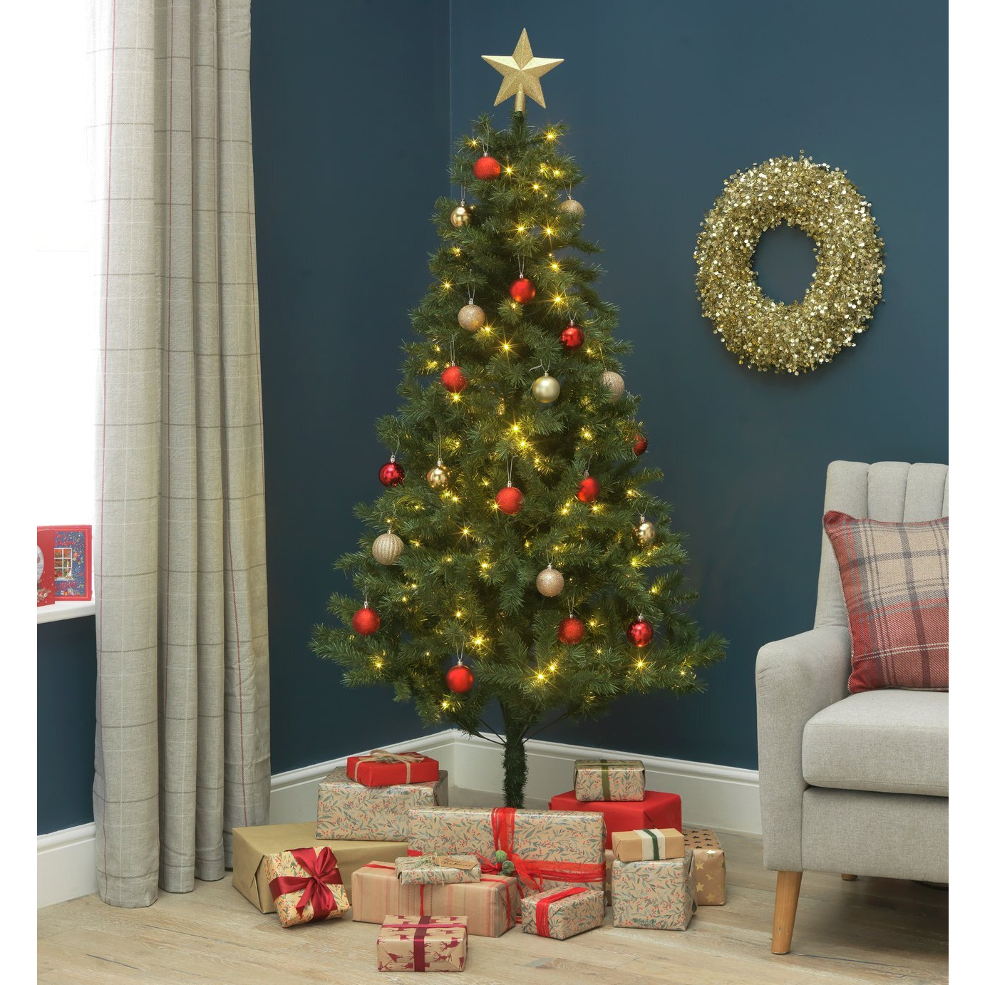Habitat 6ft Pre lit Nordland Christmas Tree by Argos