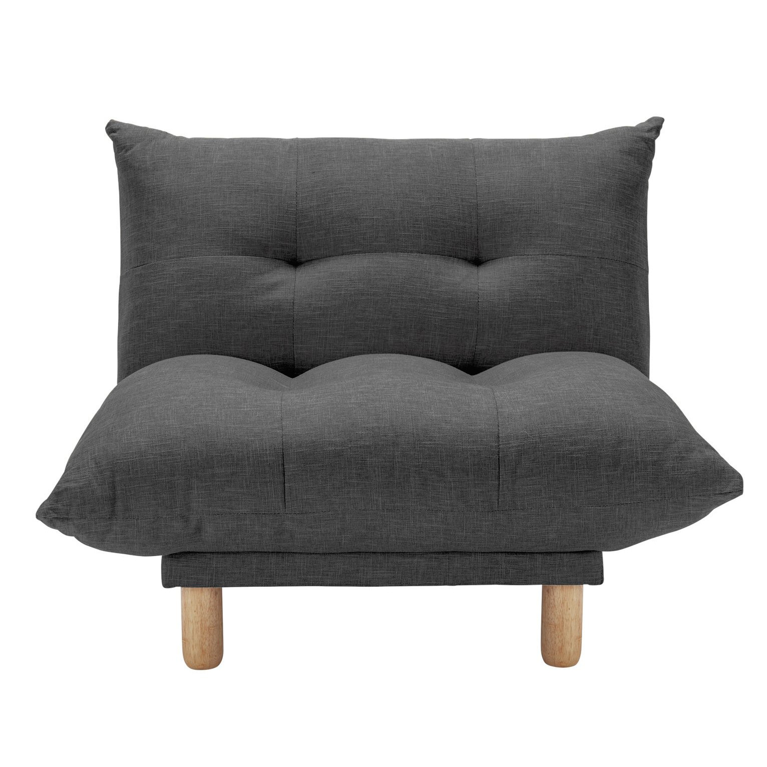 Habitat Kota Fabric Armchair Charcoal by Argos
