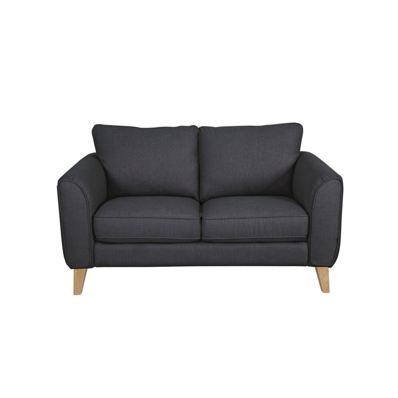 Habitat Cooper Fabric 2 Seater Sofa Charcoal by Argos