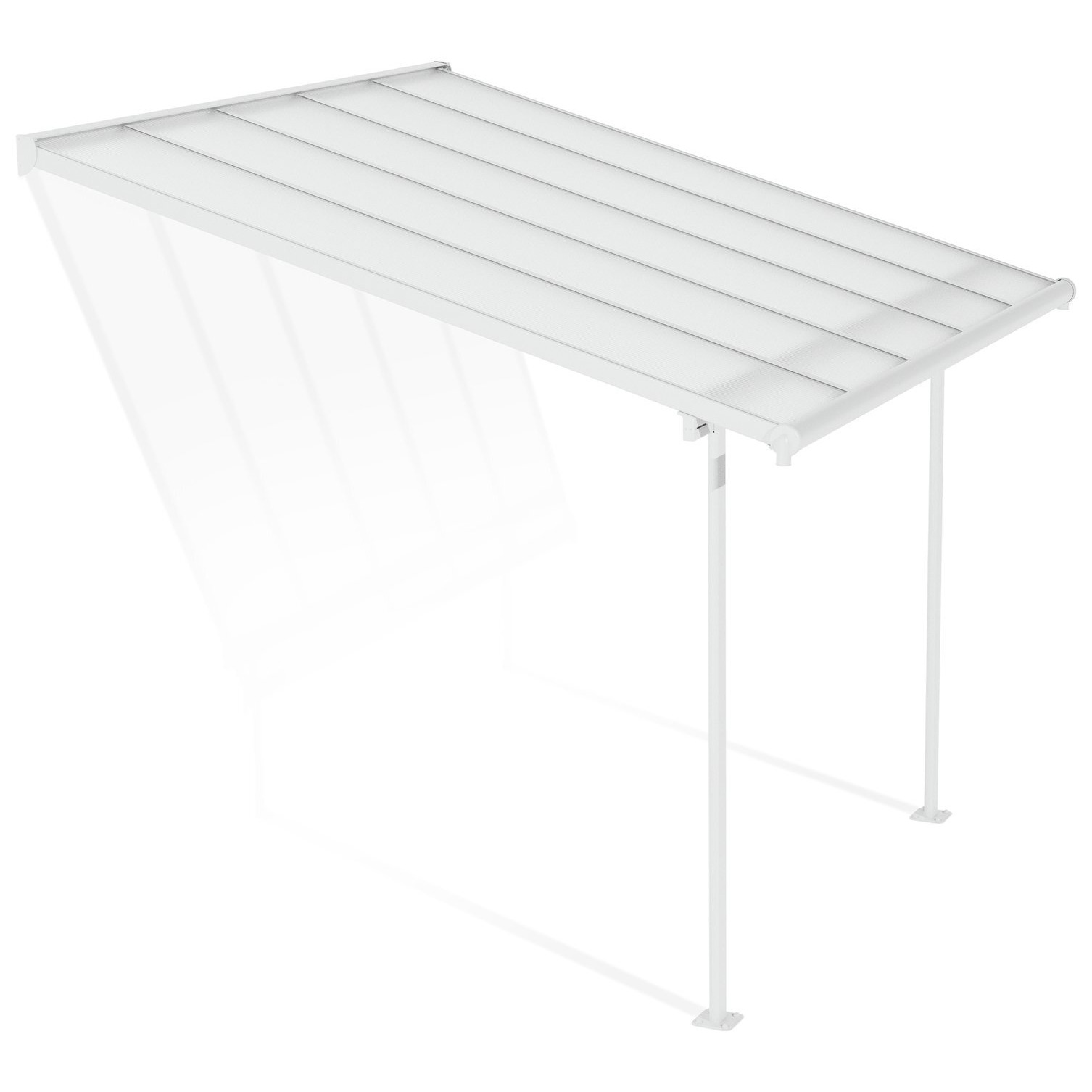 Palram Canopia Sierra 3 x 3.05m Patio Cover White by Argos