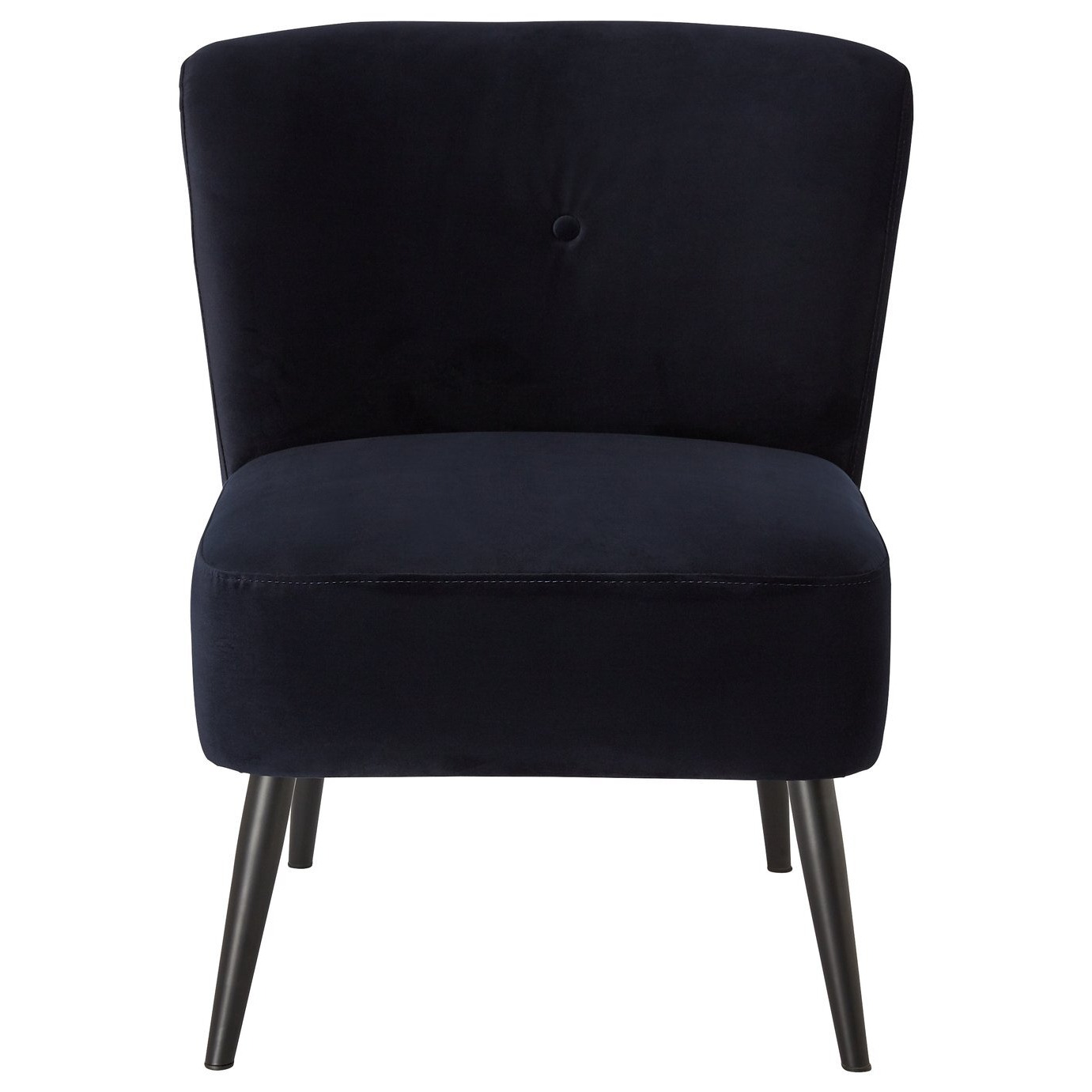 Habitat Merlot Velvet Accent Chair Blue by Argos