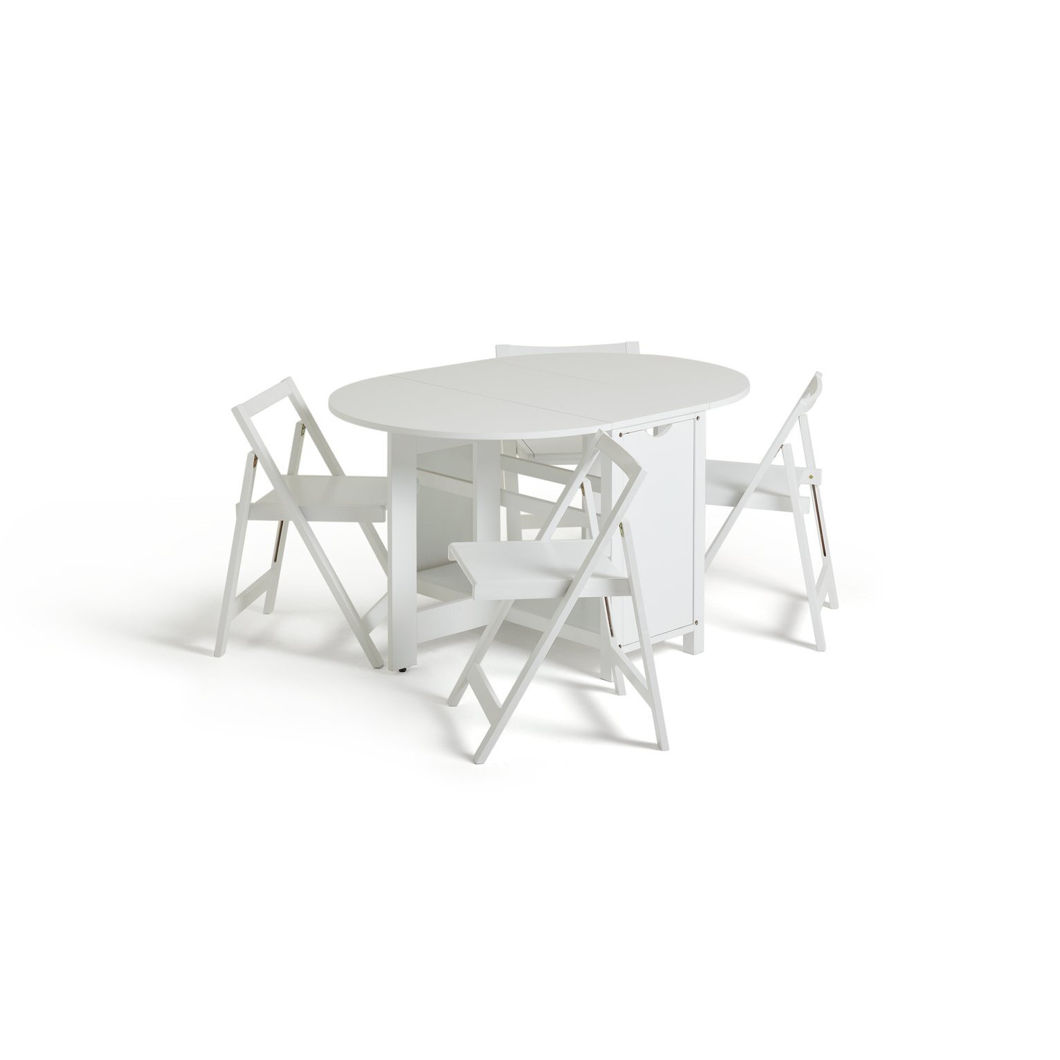 Argos Home Butterfly Dining Table & 4 Chairs White by Argos