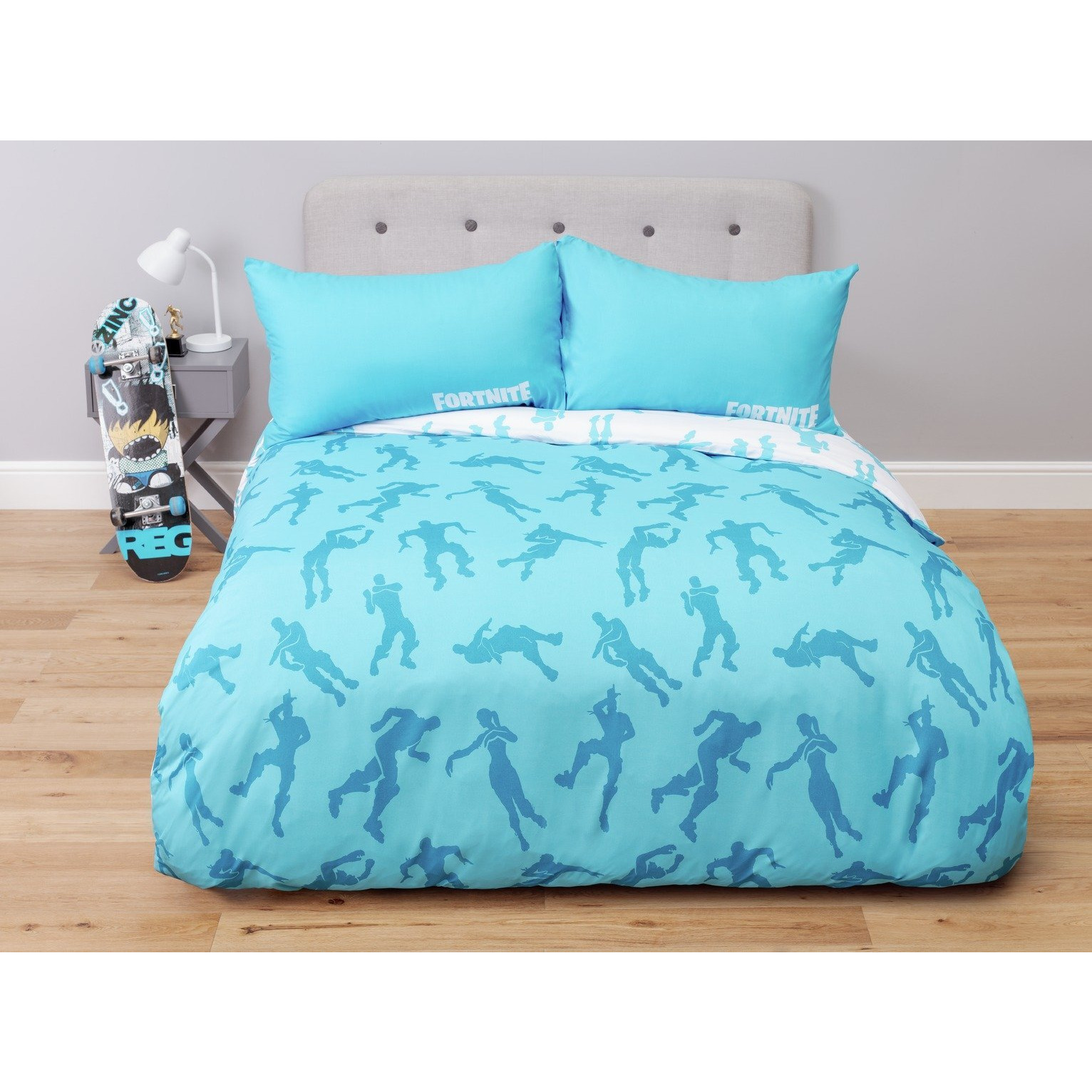 Fortnite Kids Blue Bedding Set Single by Argos