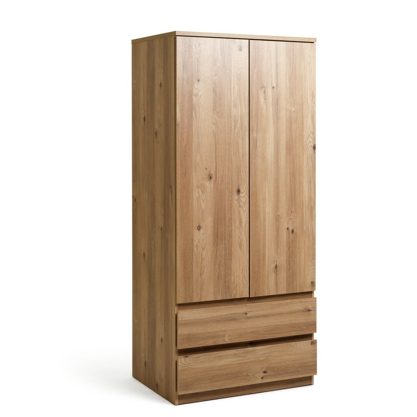 Habitat Jenson 2 Door 2 Drawer Wardrobe Oak Effect by Argos