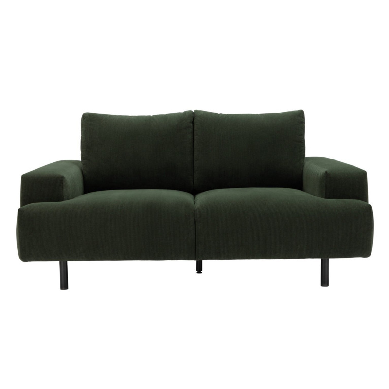 Habitat Julien Fabric 2 Seater Sofa Dark Green by Argos