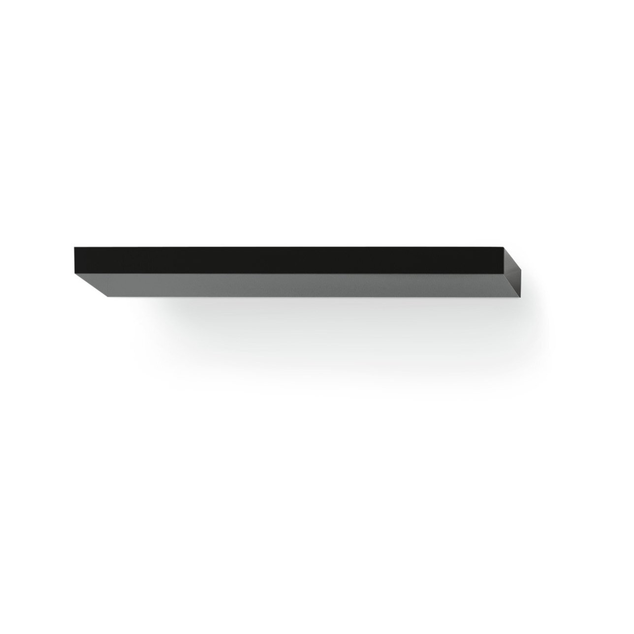 Habitat Jak 60cm Floating Shelf High Black Gloss by Argos
