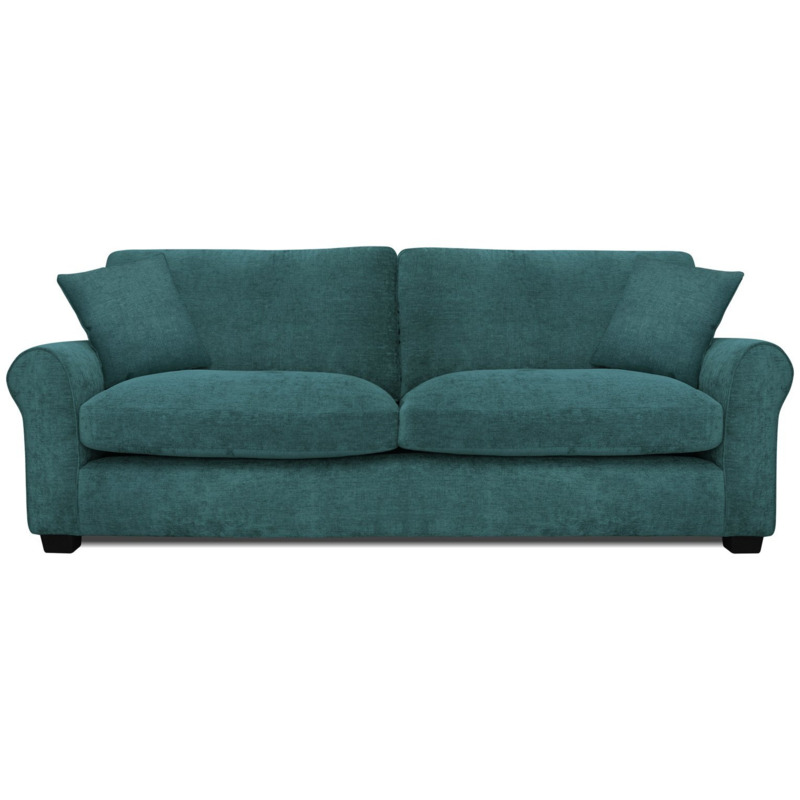 Argos Home Tammy 4 Seater Fabric Sofa Teal by Argos