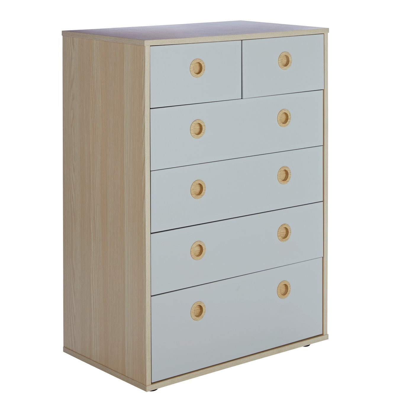 Habitat Kids Camden 4+2 Chest of Drawers - Grey & Acacia by Argos
