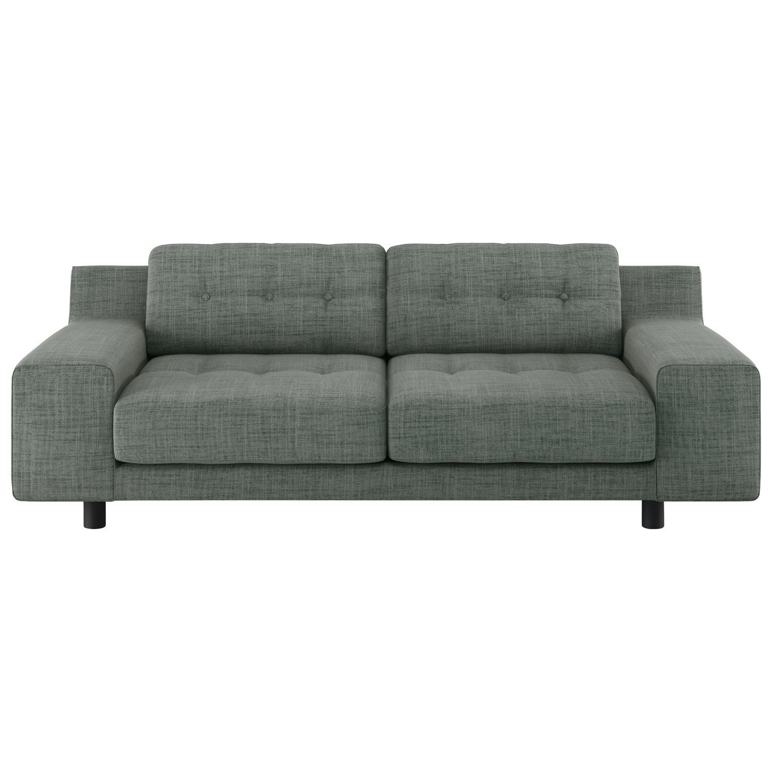 Habitat Hendricks Fabric 3 Seater Sofa Grey by Argos