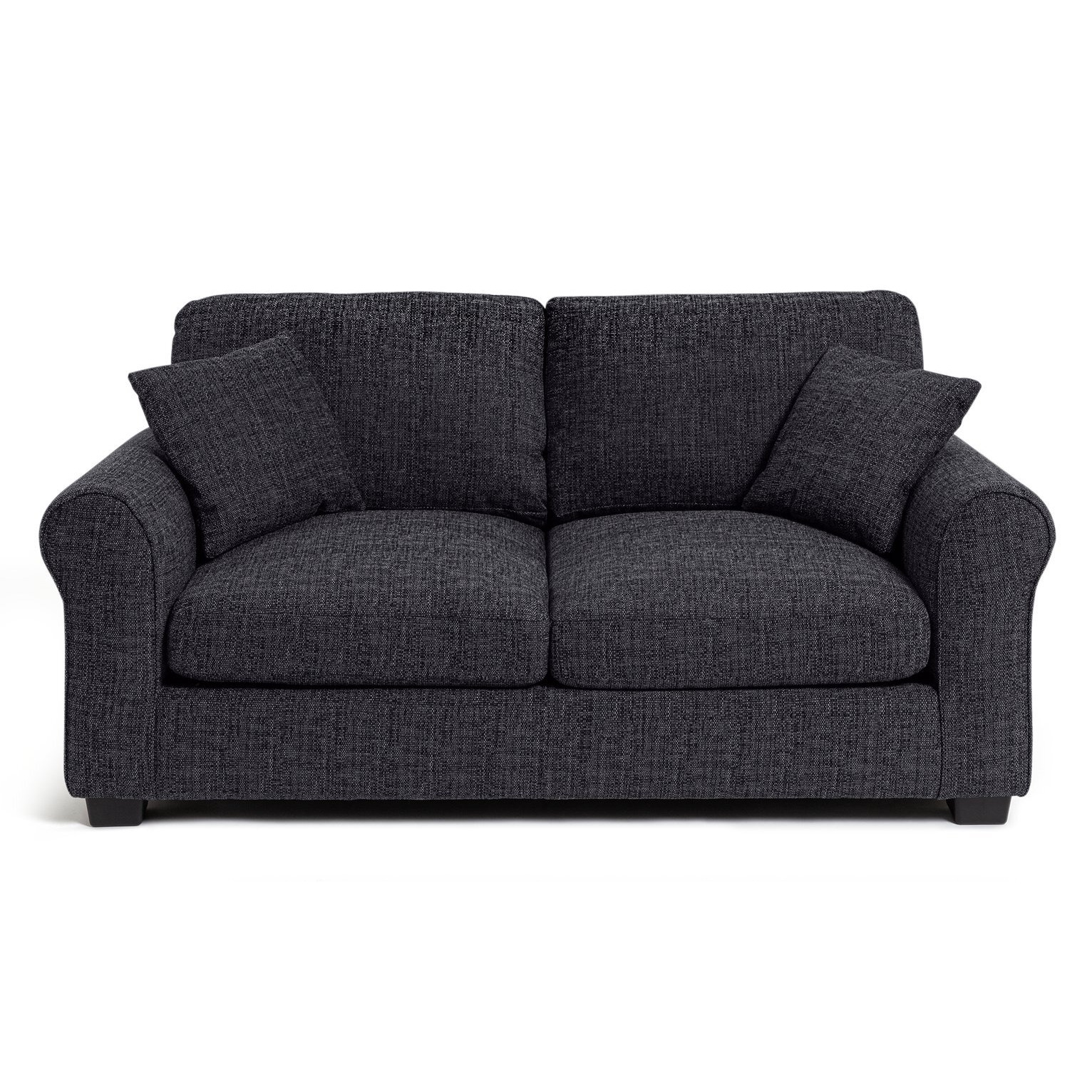 Habitat Lisbon Fabric 2 Seater Sofa Bed Charcoal by Argos