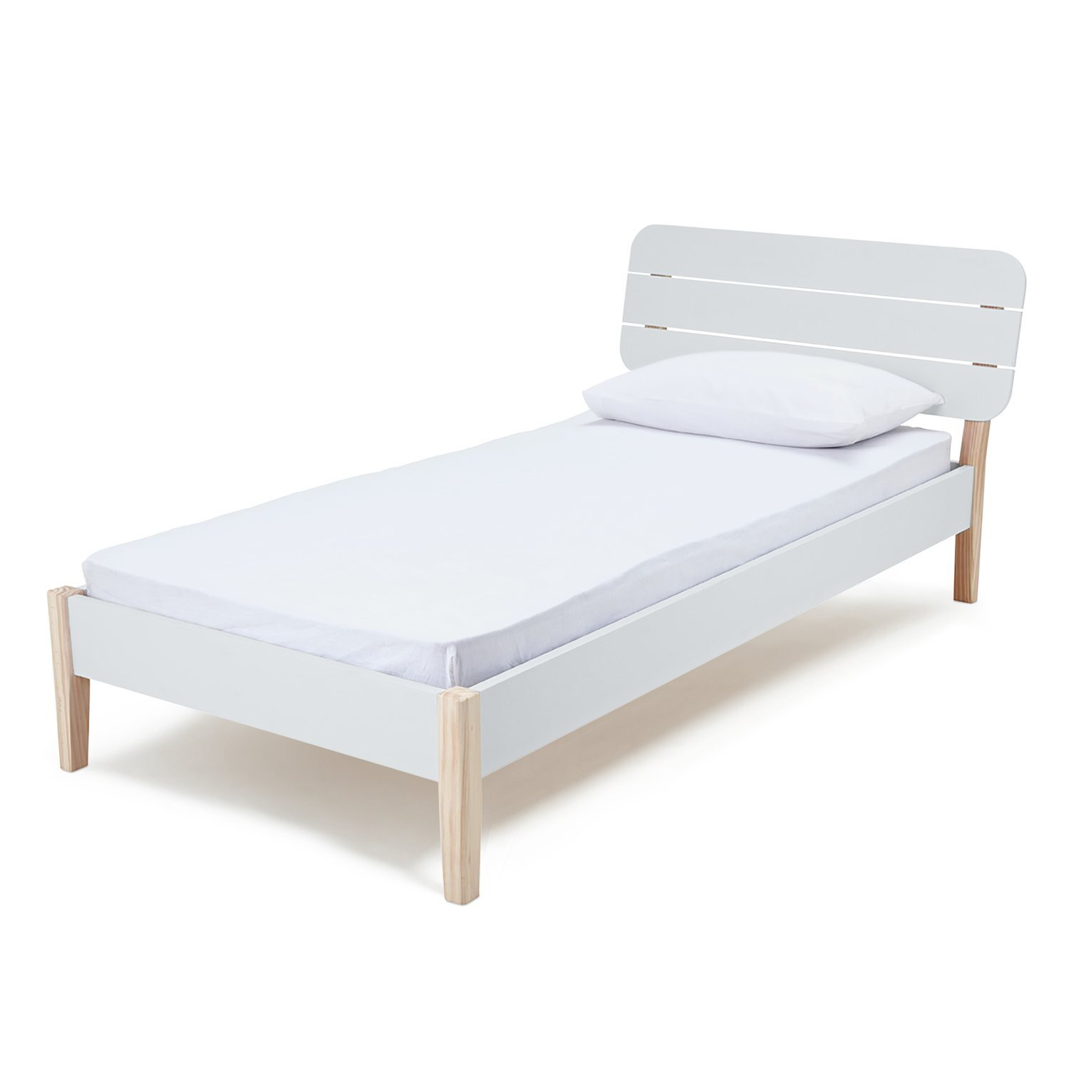 Habitat Hanna Single Wooden Bed Frame Two Tone by Argos