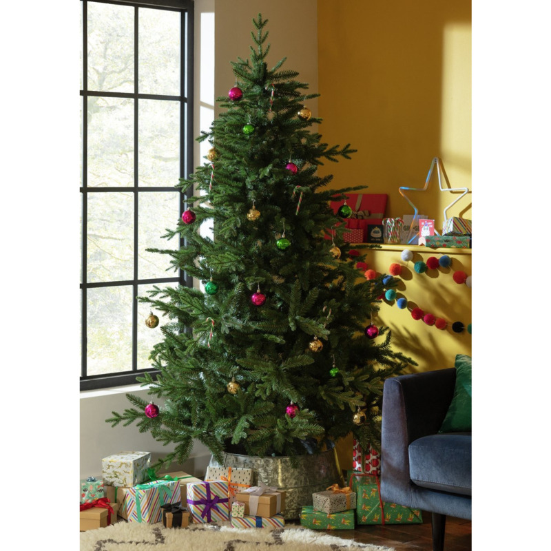 Habitat 7ft Natural Upswept Mixed Tip Christmas Tree by Argos